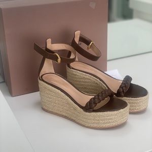 Brand New Gianvito Rossi Platform Espadrilles
